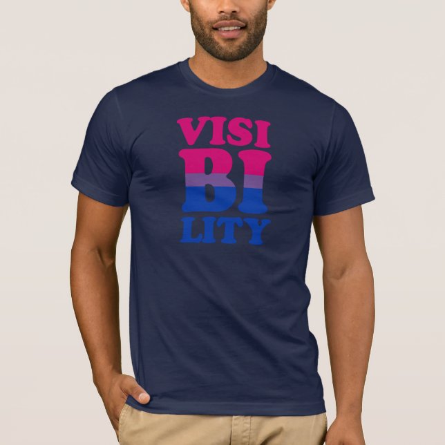 Bisexual Visibility T-Shirt (Front)