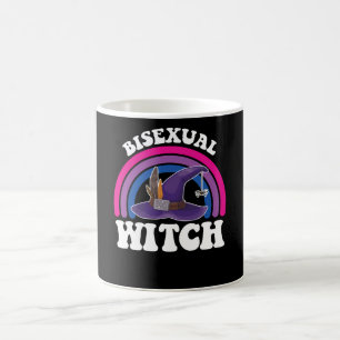 Bisexual Witch Bi Pride Halloween Coffee Mug