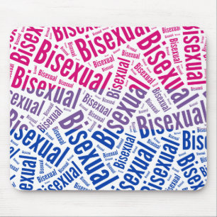 BISEXUAL WORD PATTERN FLAG -.png Mouse Mat