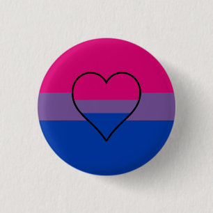 Bisexuality flag button