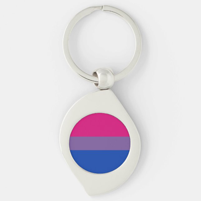 Bisexuality flag Keychain (Front)