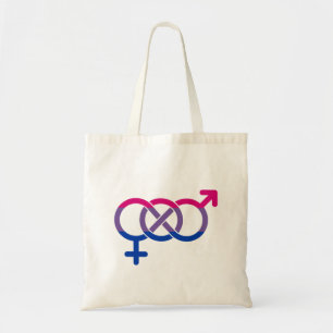 Bisexuality Gender Symbol Tote Bag