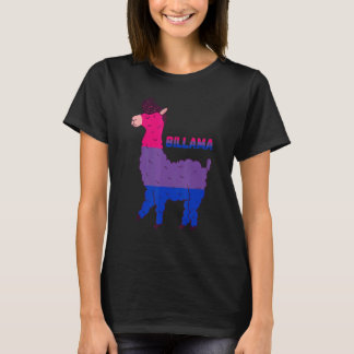 Bisexuality Llama Bisexual Flag Bi LGBTQ Bisexual  T-Shirt