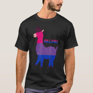 Bisexuality Llama Bisexual Flag Bi LGBTQ Bisexual  T-Shirt