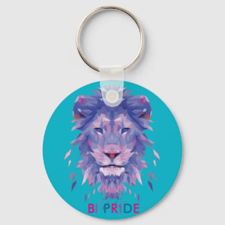Bisexuality Pride Key Chain