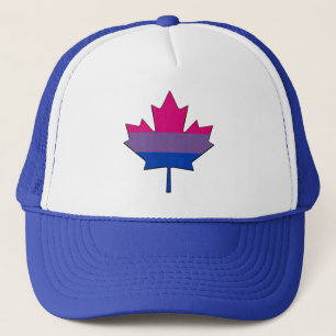 Bisexuality pride maple leaf Hat