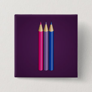 Bisexuality pride pencils Button