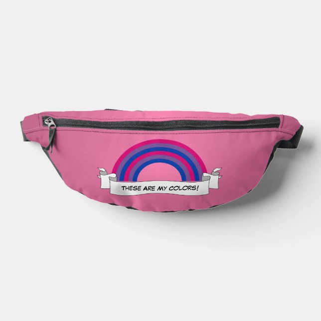 Bisexuality rainbow pride  bum bags (Lay Down)