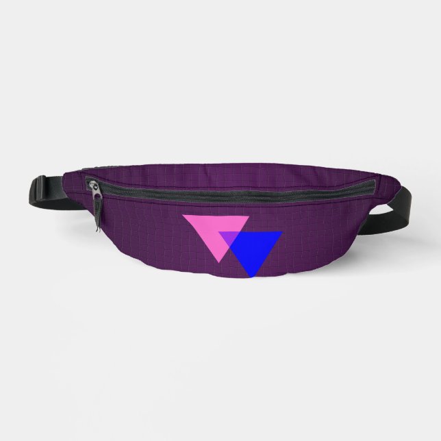 Bisexuality symbol  bum bags (Front)