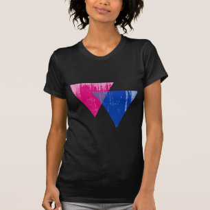 Bisexuality Symbol distressed.png T-Shirt