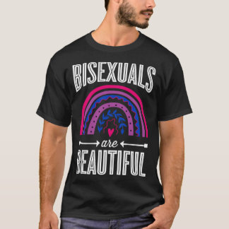 Bisexuals Are Beautiful Bisexual Pride Bohemian Ra T-Shirt