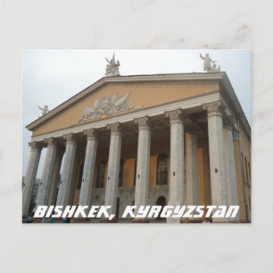 Bishkek Soviet Opera House - Kyrgyzstan Postcard
