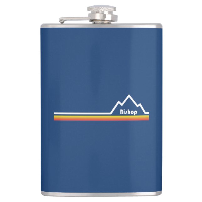 Bishop, California Hip Flask (Front)