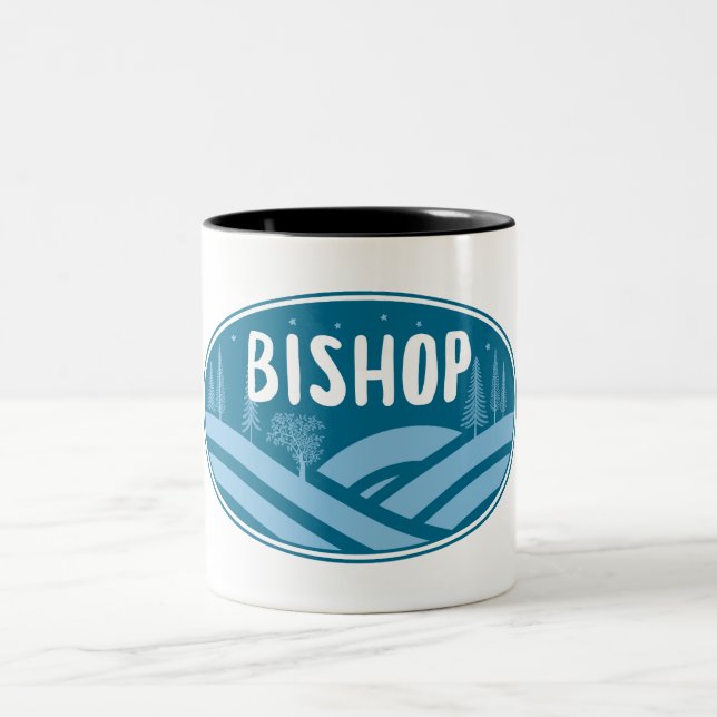 Bishop California Outdoors Two-Tone Coffee Mug (Center)