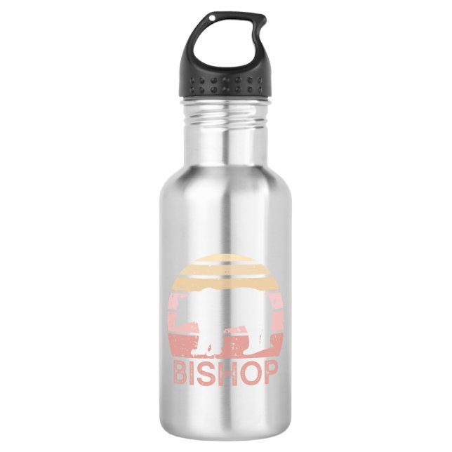 Bishop California Retro Bear 532 Ml Water Bottle (Front)