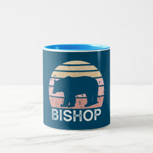Bishop California Retro Bear Two-Tone Coffee Mug