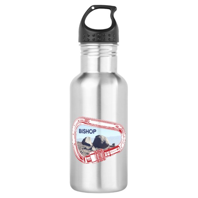 Bishop Climbing Carabiner 532 Ml Water Bottle (Front)