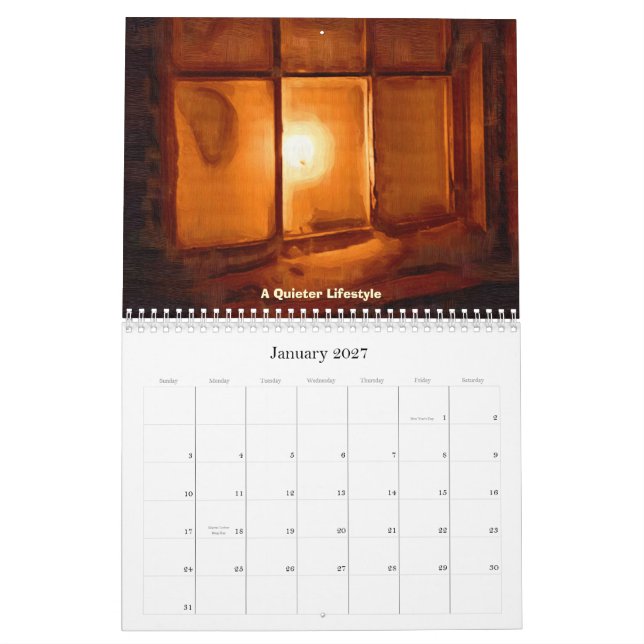 Bishop Hill Illinois 2008 Calendar (Jan 2027)