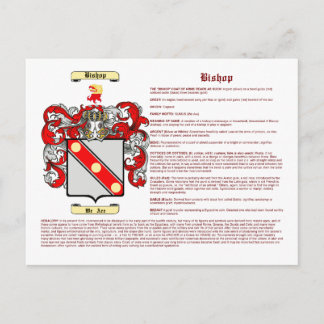 Bishop (meaning) postcard