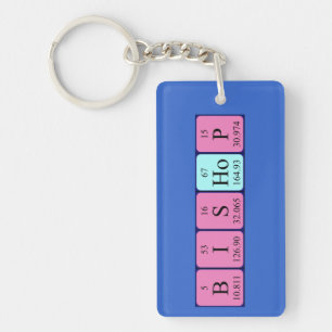 Bishop periodic table name keyring