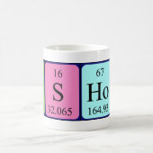 Bishop periodic table name mug (Center)