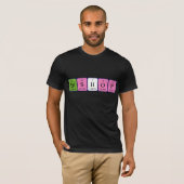 Bishop periodic table name shirt (Front Full)