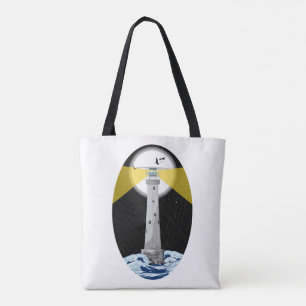 Bishop Rock Lighthouse Tote Bag