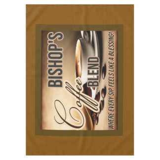 Bishops Coffee Tablecloth 60x84