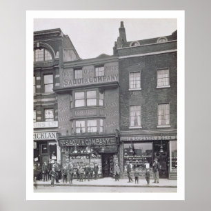 Bishopsgate, from 'Historic London Buildings' by A Poster