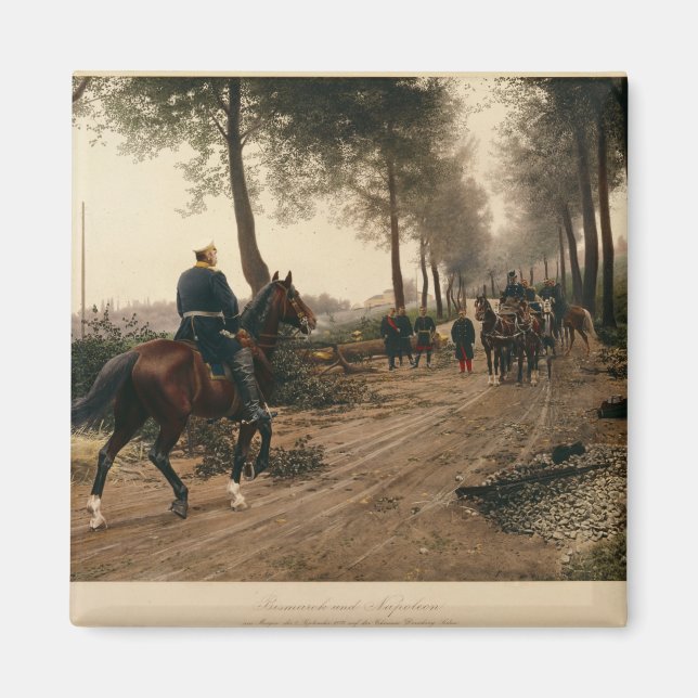 Bismarck and Napoleon Magnet (Front)