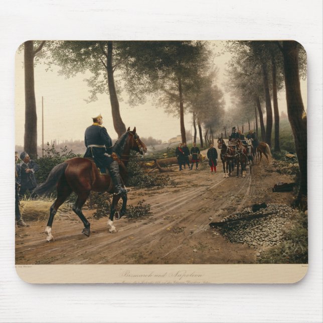 Bismarck and Napoleon Mouse Mat (Front)