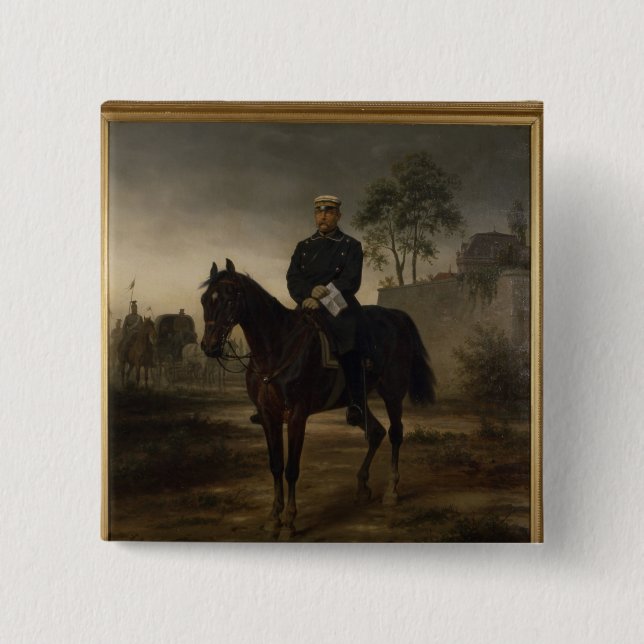 Bismarck before Paris, 1873 15 Cm Square Badge (Front)