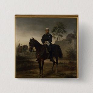 Bismarck before Paris, 1873 15 Cm Square Badge