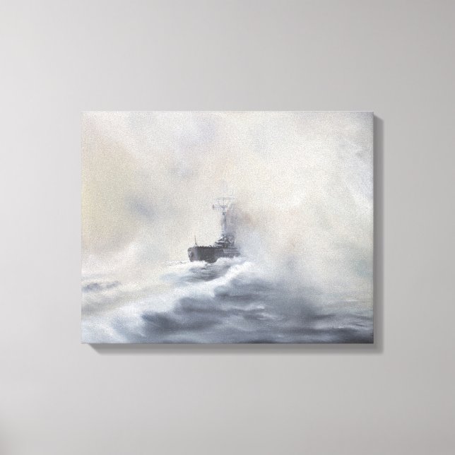 Bismarck evades her persuers May 25th 1941. 2005 Canvas Print (Front)