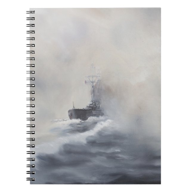 Bismarck evades her persuers May 25th 1941. 2005 Notebook (Front)