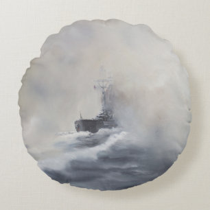 Bismarck evades her persuers May 25th 1941. 2005 Round Cushion
