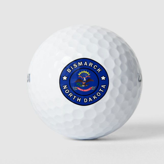 Bismarck North Dakota Golf Balls (Front)