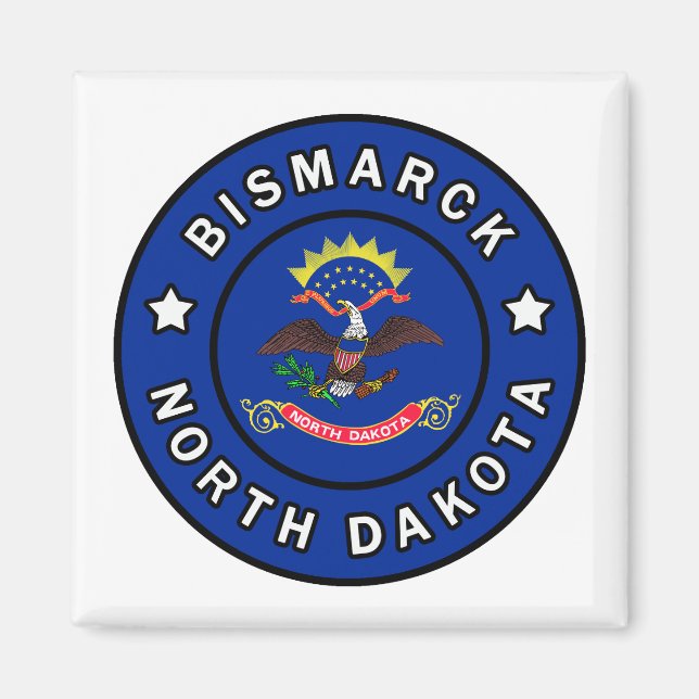 Bismarck North Dakota Magnet (Front)