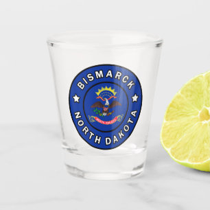 Bismarck North Dakota Shot Glass