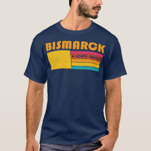 Bismarck North Dakota Vintage Distressed Souvenir T-Shirt