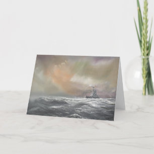 Bismarck signals Prinz Eugen 0959hrs 24th May Card