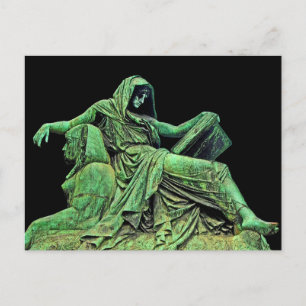 Bismarck Statue, Berlin, Sibyl, Read, Sphinx (p2) Postcard