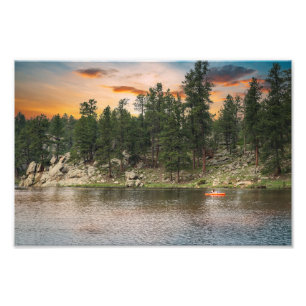 Bismark Lake in Black Hills National Forest  Photo Print