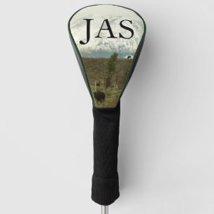 Bison at Grand Teton National Park Photography Golf Head Cover
