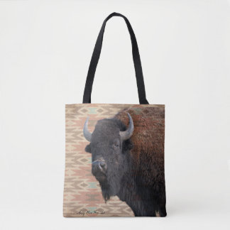 Bison Blanket Tote Bag