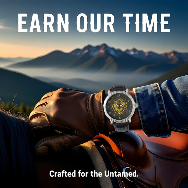 Bison Breaks Through a Wall in a Dynamic Display Watch (Creator Uploaded)