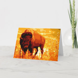 Bison / Buffalo Card