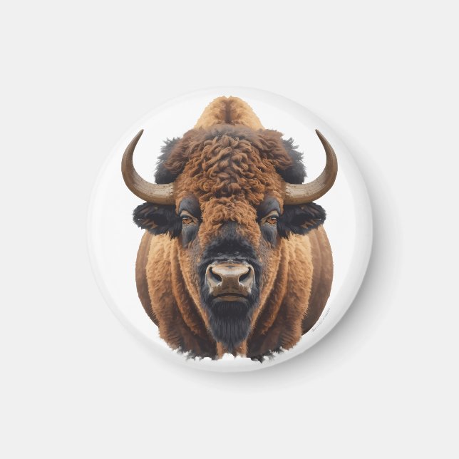 Bison / Buffalo Magnet (Front)