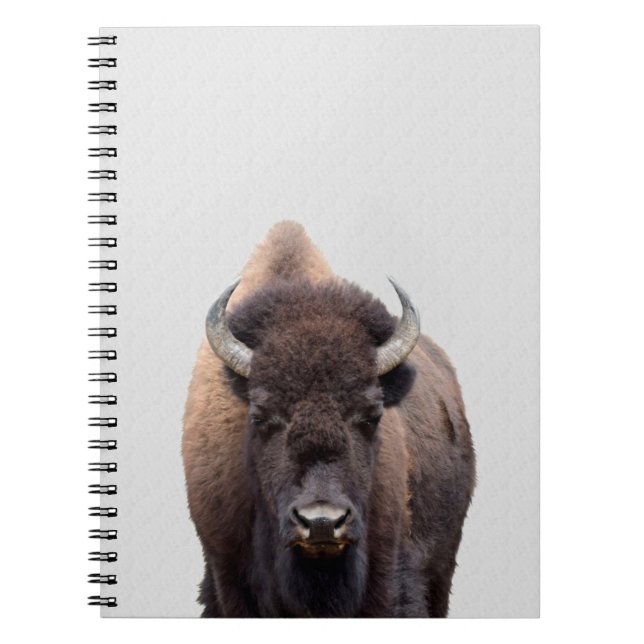 Bison Buffalo Photo 135 Notebook (Front)