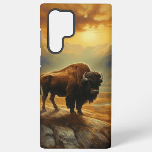 Bison Buffalo Sunset View Samsung Galaxy Case